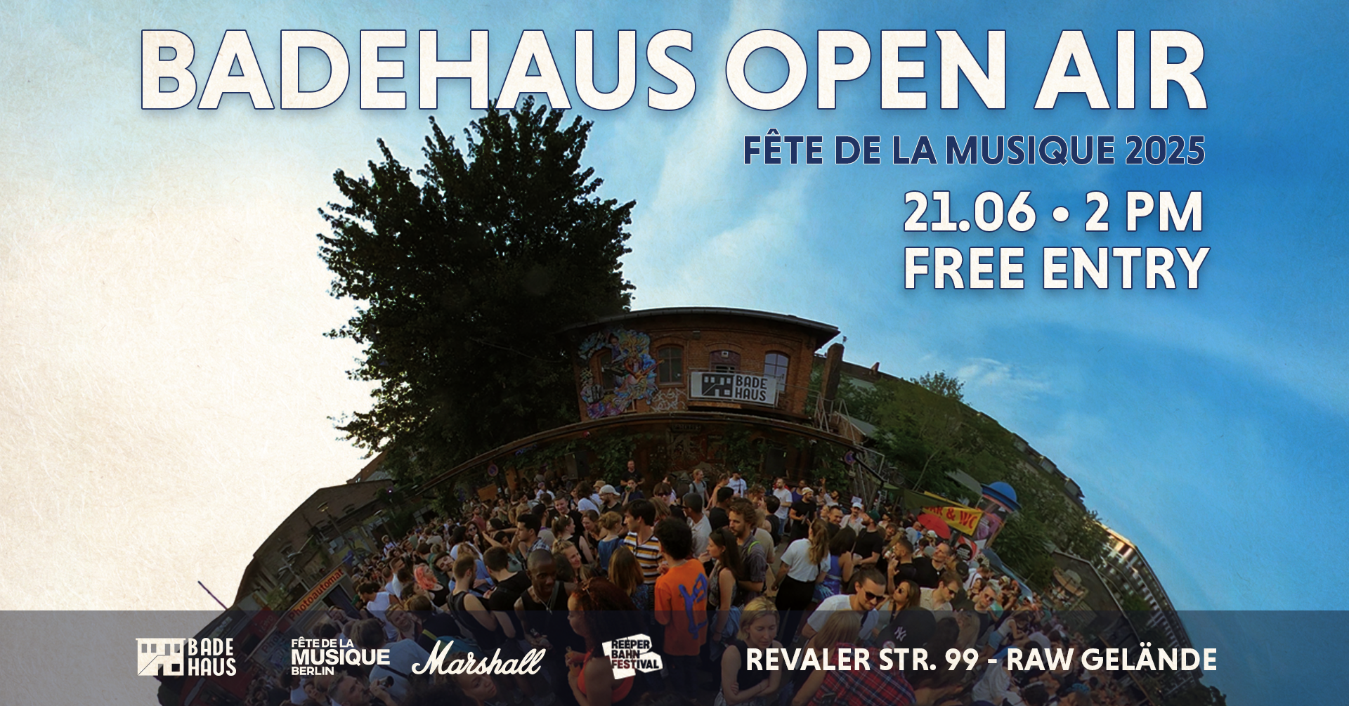 FÊTE DE LA MUSIQUE – BADEHAUS OPEN AIR 2026