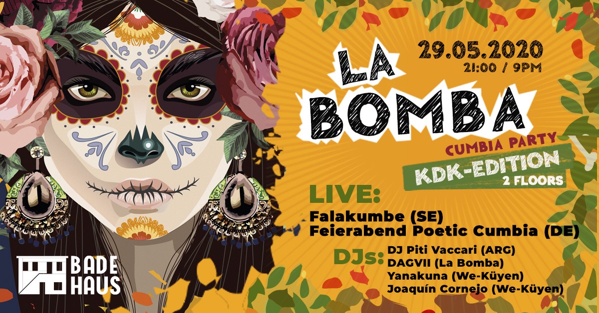 VERLEGT: La Bomba w. Falakumbe & Feierabend Poetic Cumbia