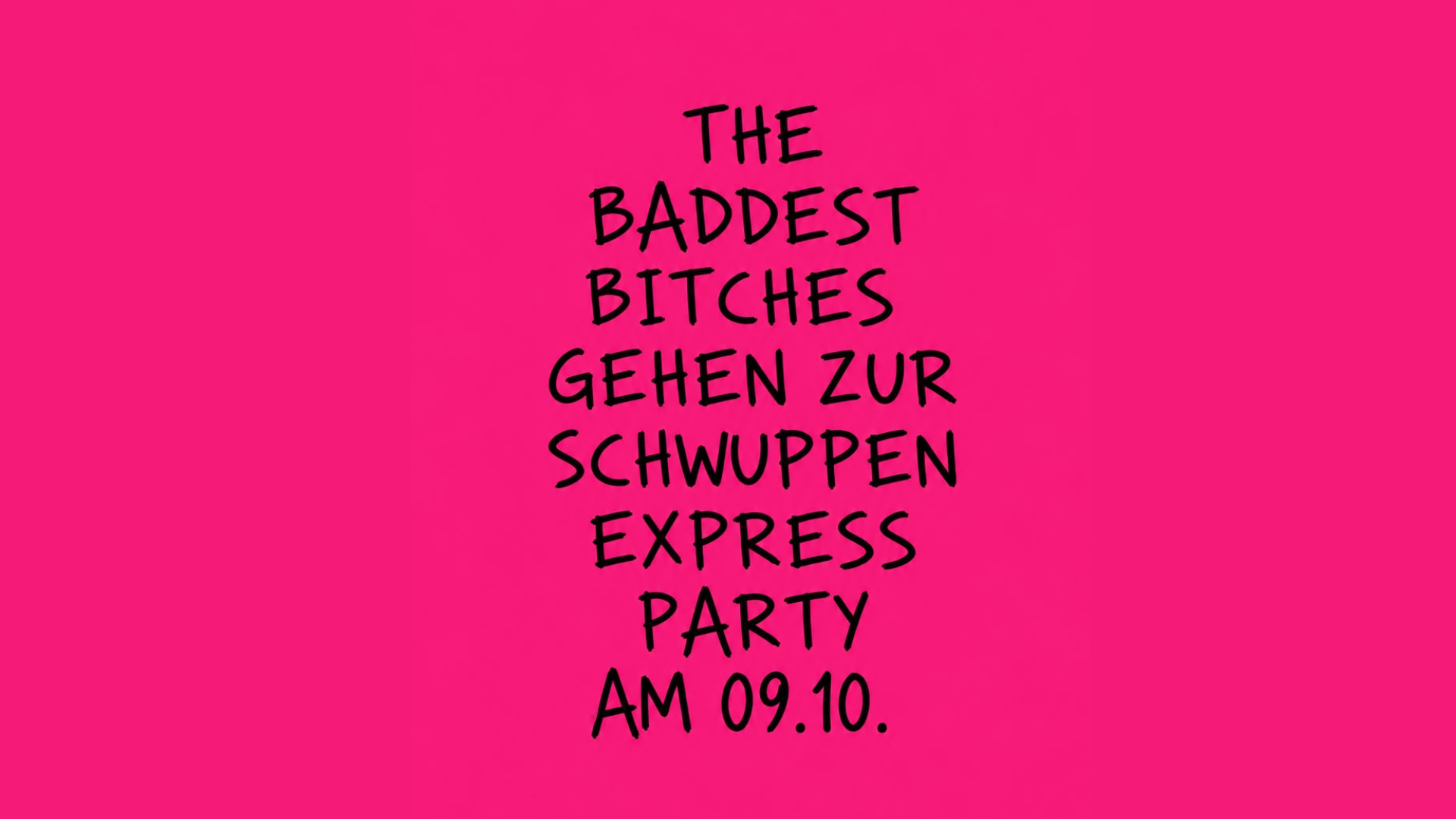 Schwuppenexpress Party